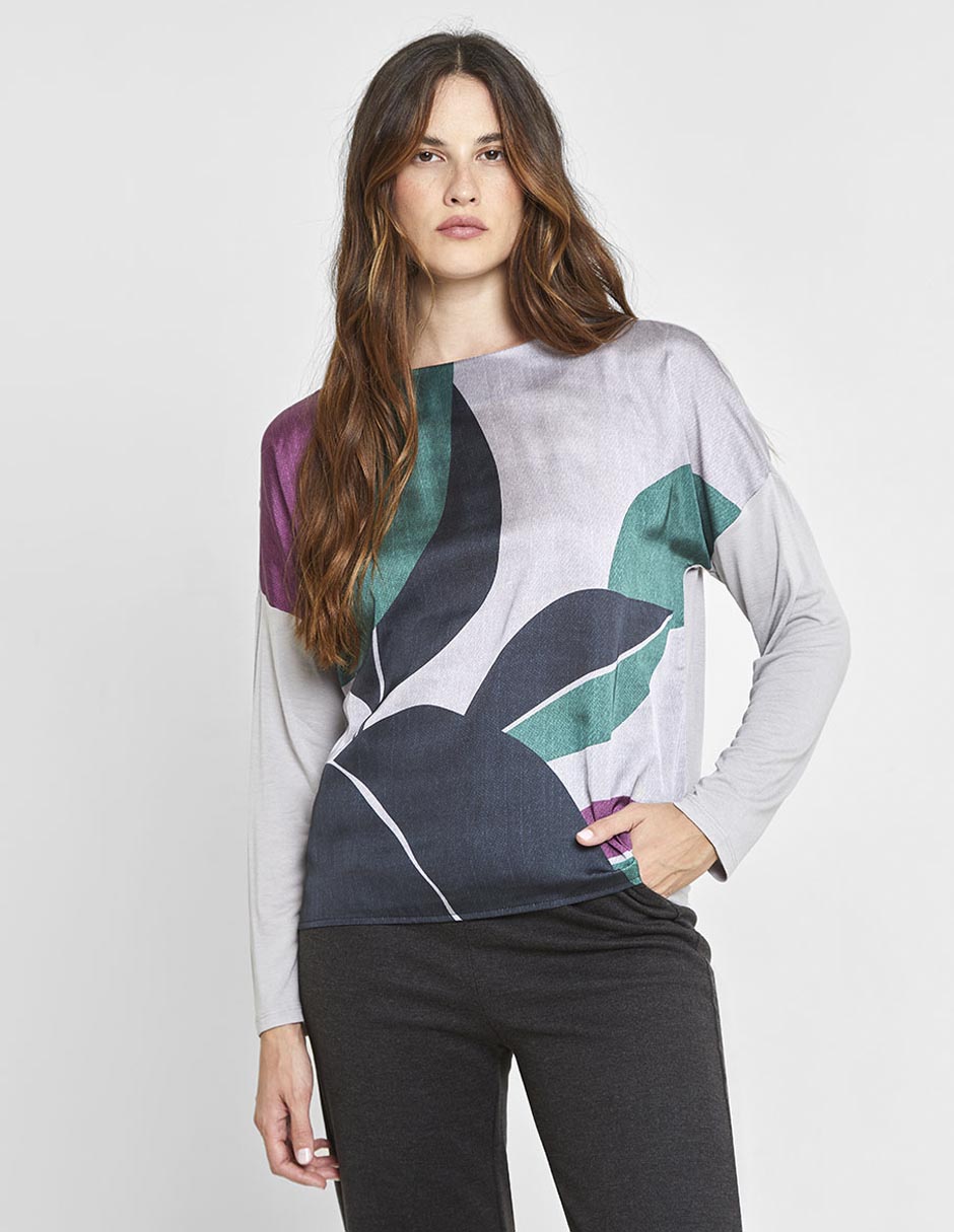 Blusa manga larga para mujer 1