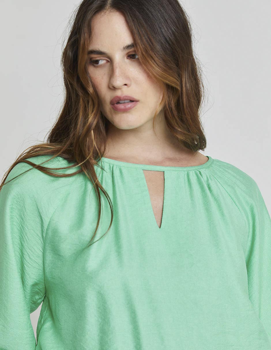 Blusa manga larga para mujer 4