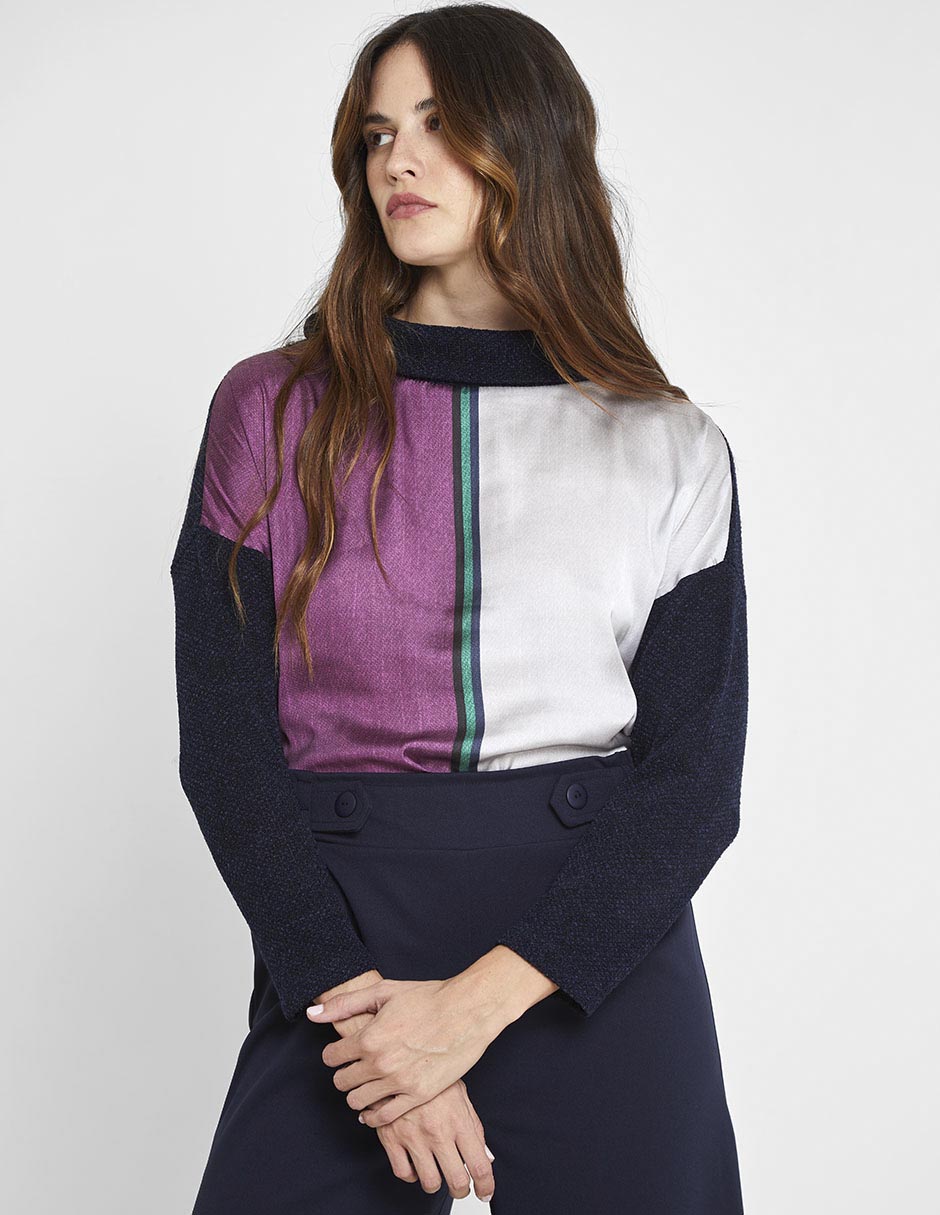 Blusa manga larga para mujer 4