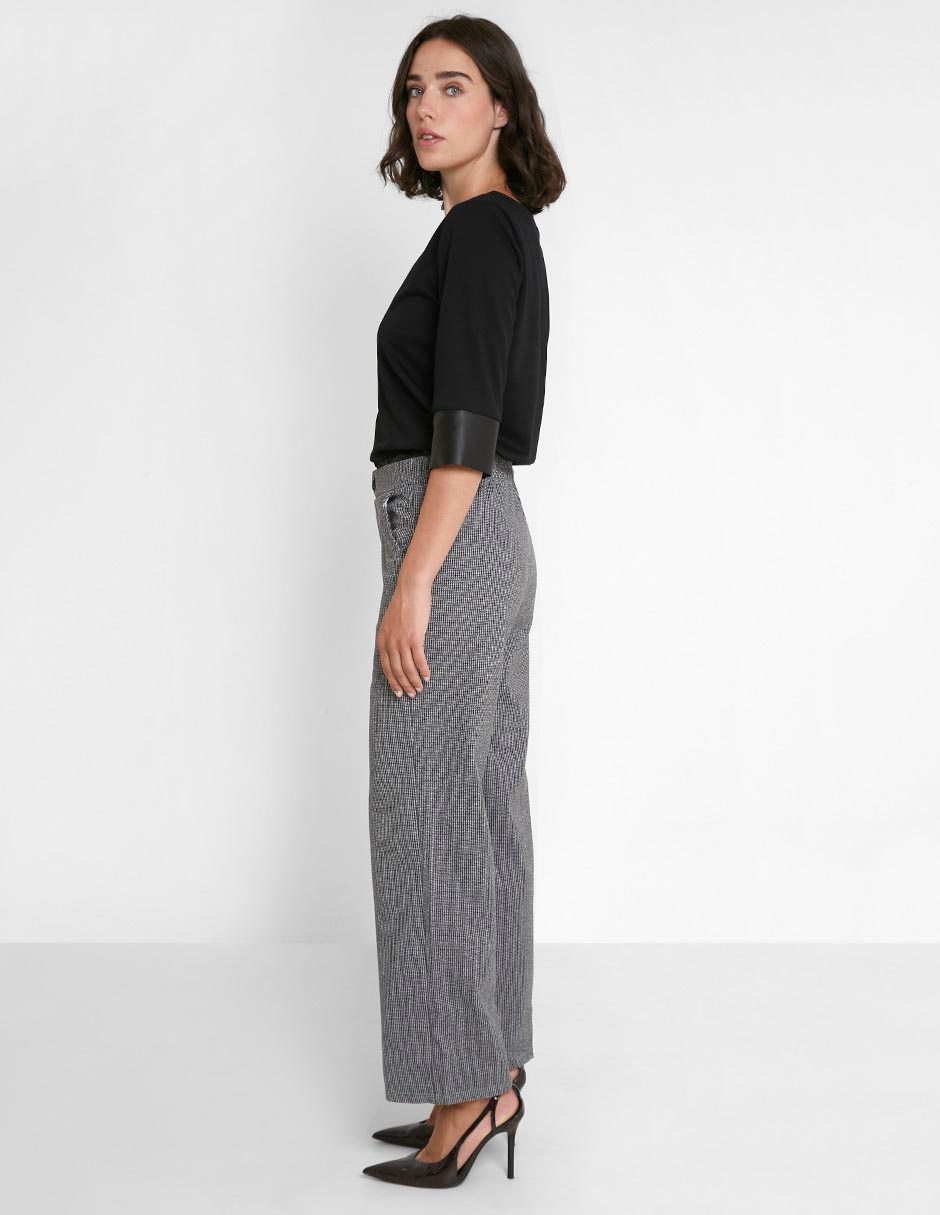 Pantalón de vestir straight para mujer 4