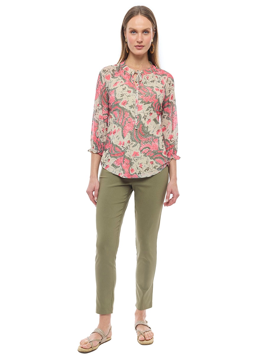 Blusa manga 3/4 para mujer 3