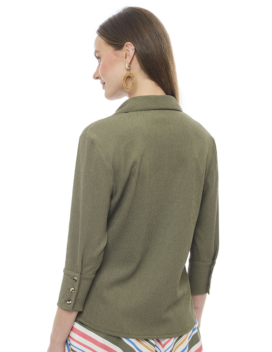 Blusa manga 3/4 para mujer 2