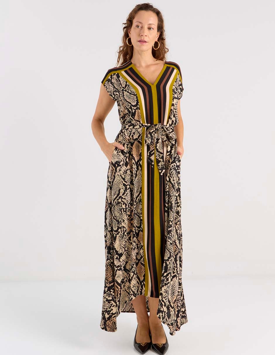 Vestido largo casual para mujer