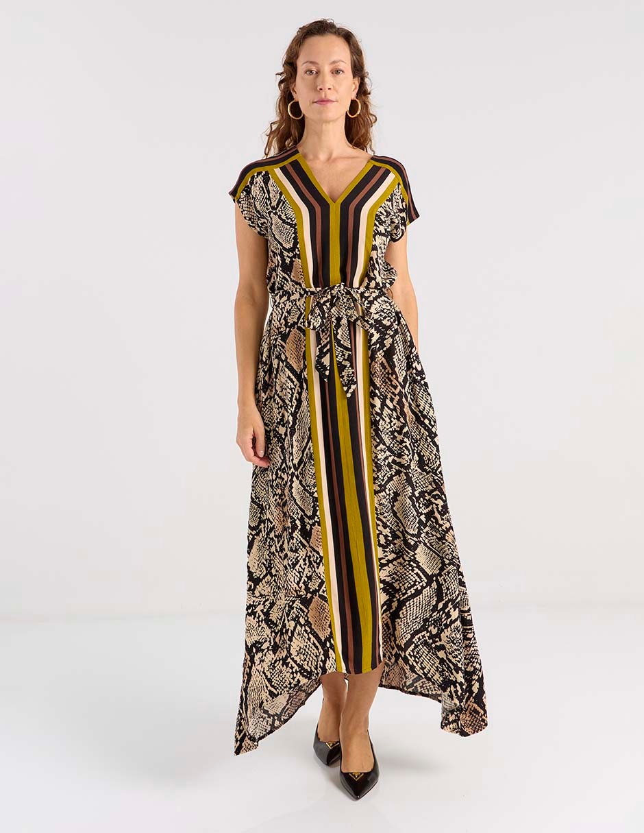 Vestido largo casual para mujer 3