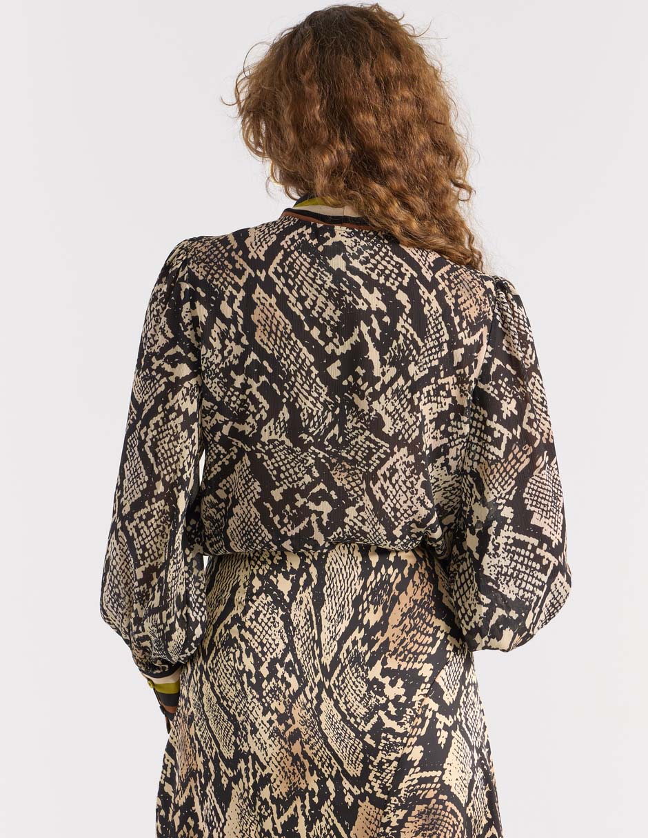 Blusa Liz& manga larga para mujer 2