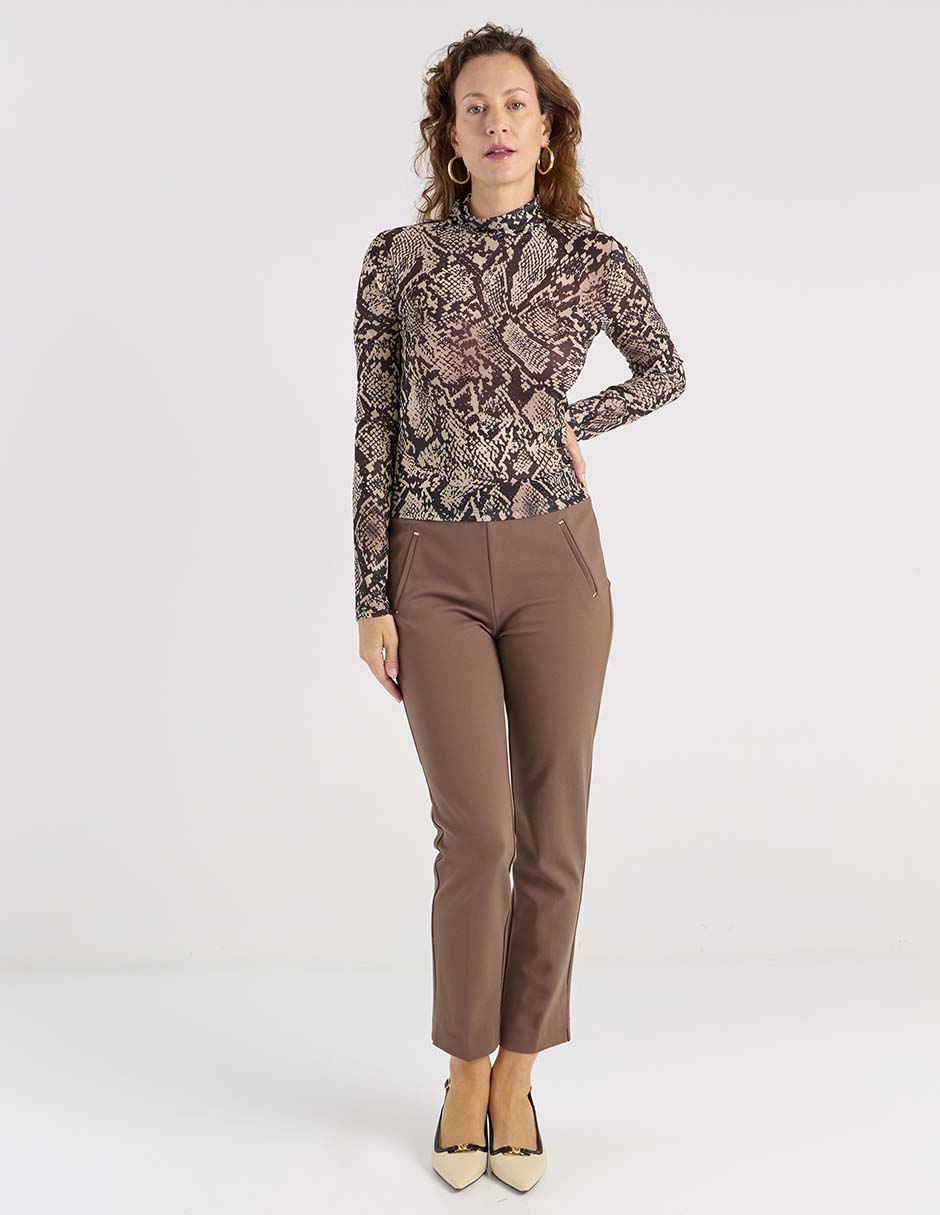 Blusa Liz& manga larga para mujer 3