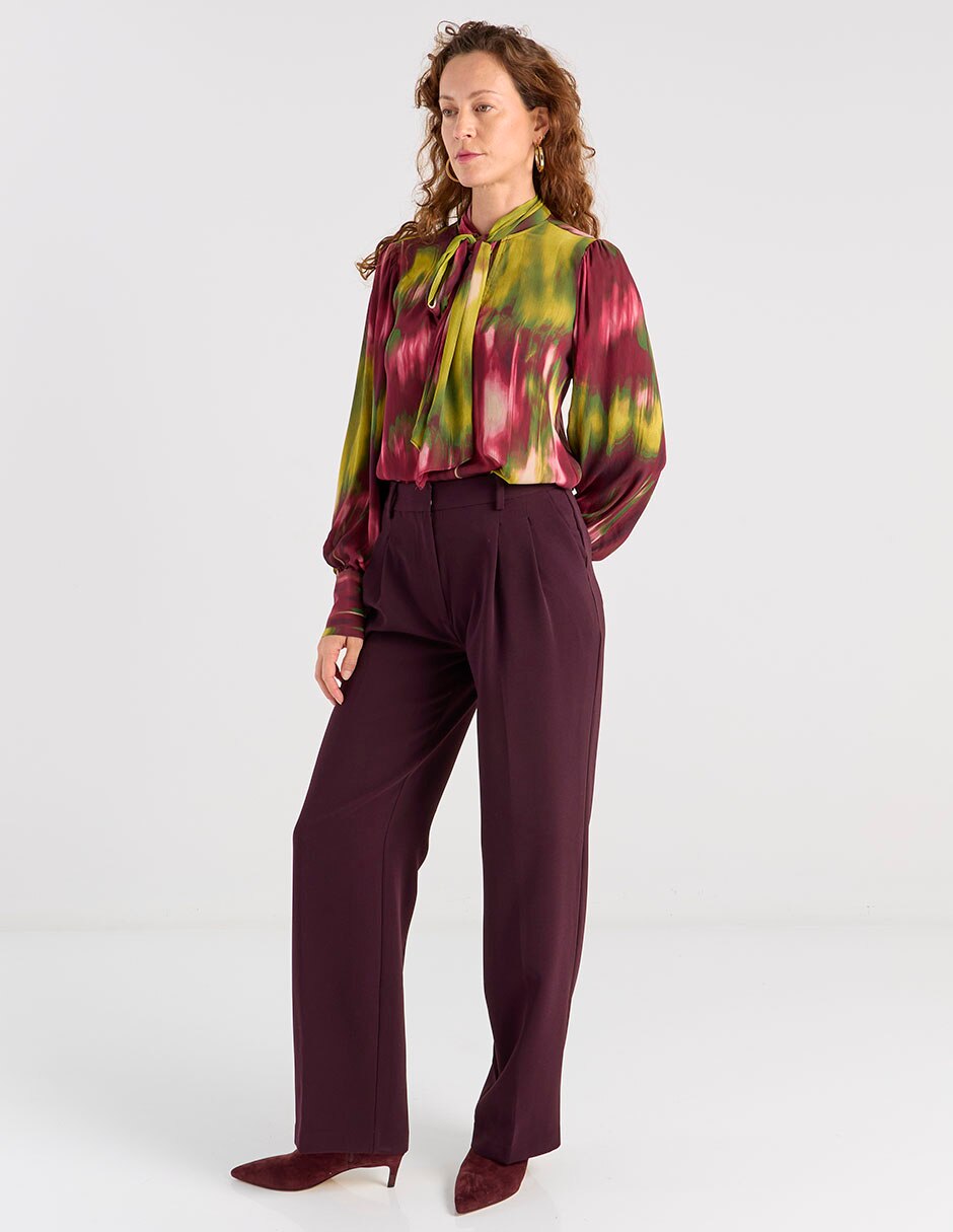 Blusa Liz& manga larga para mujer 3