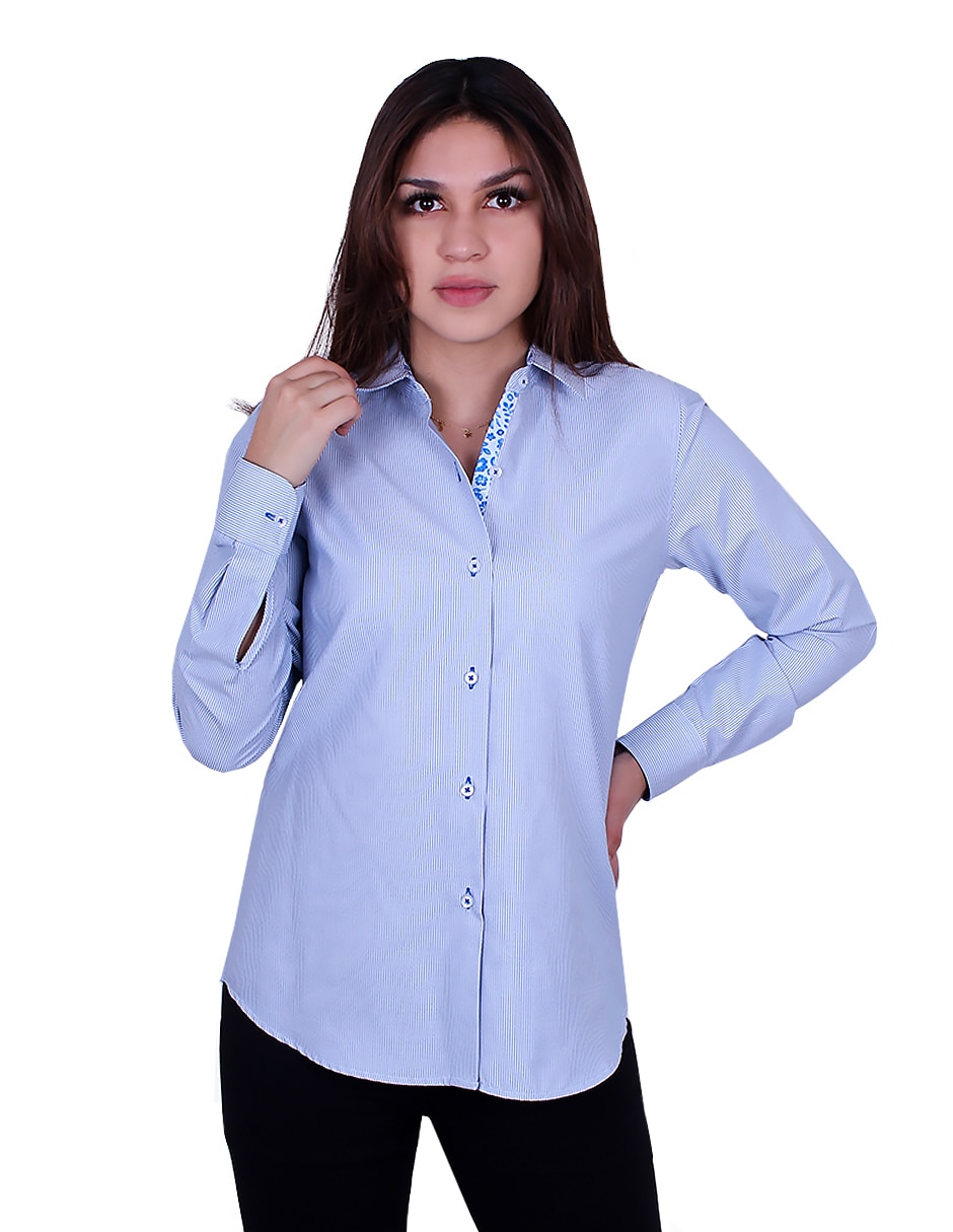 Blusa manga larga para mujer