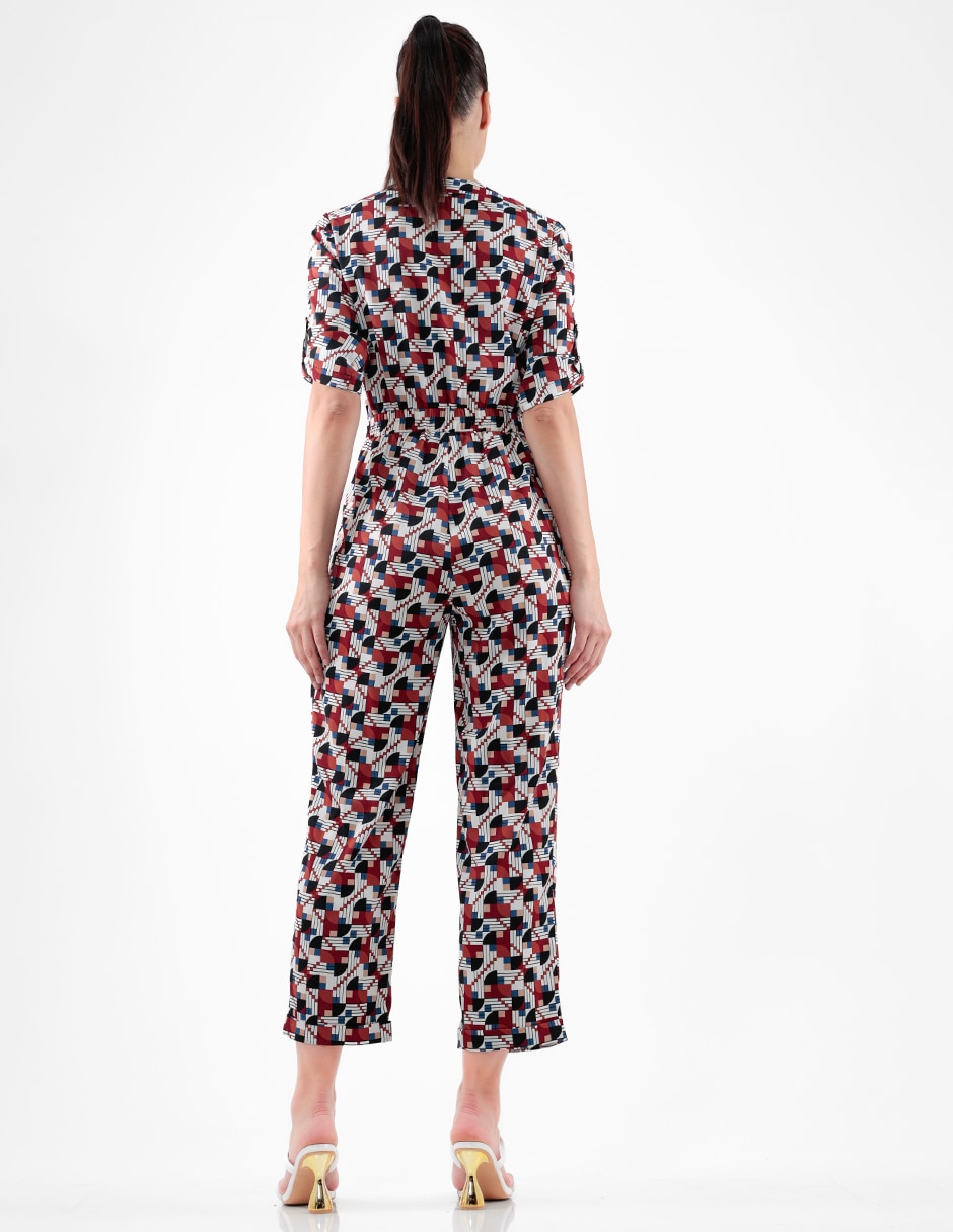 Jumpsuit formal estampado para mujer 3