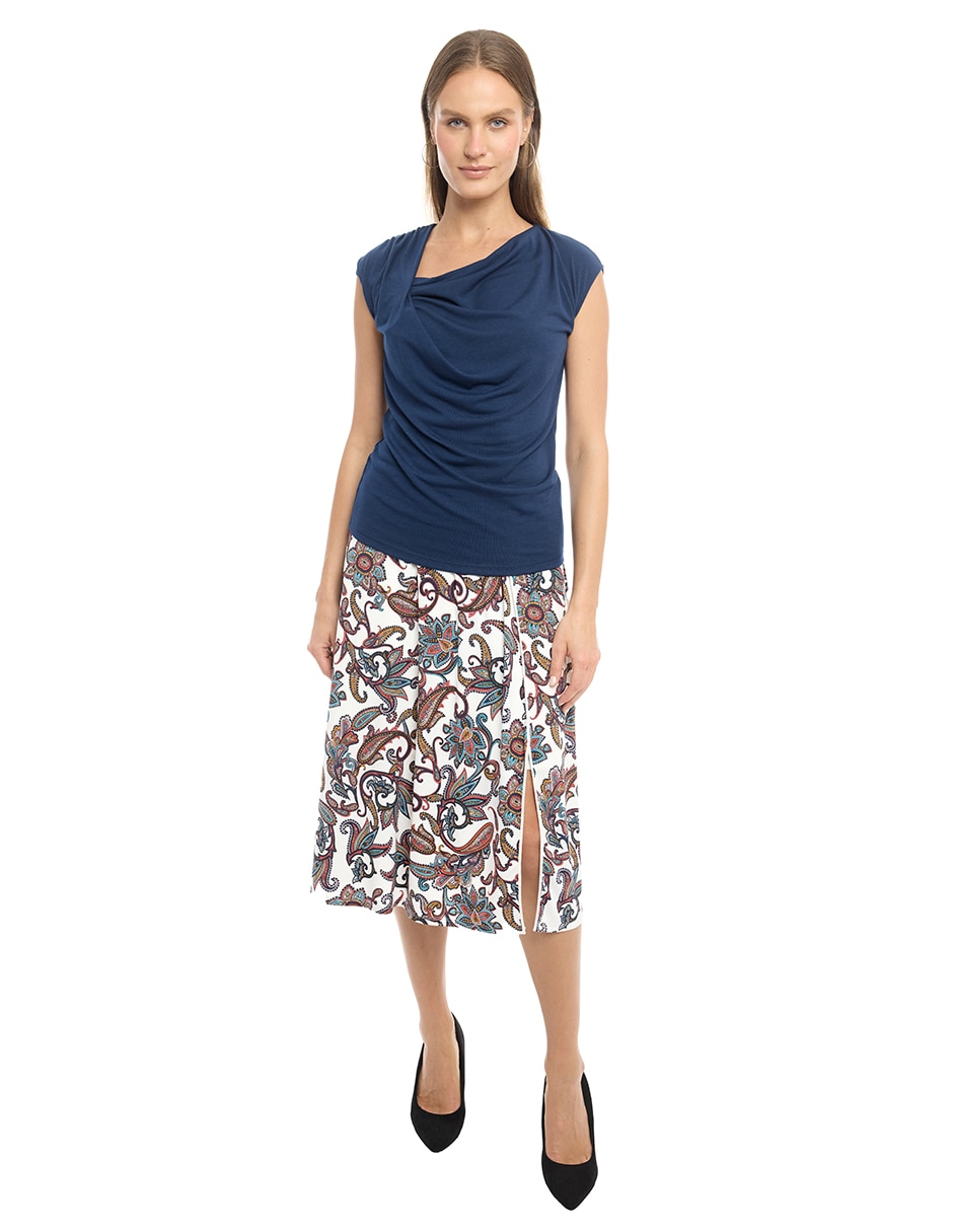 Blusa manga corta para mujer 3