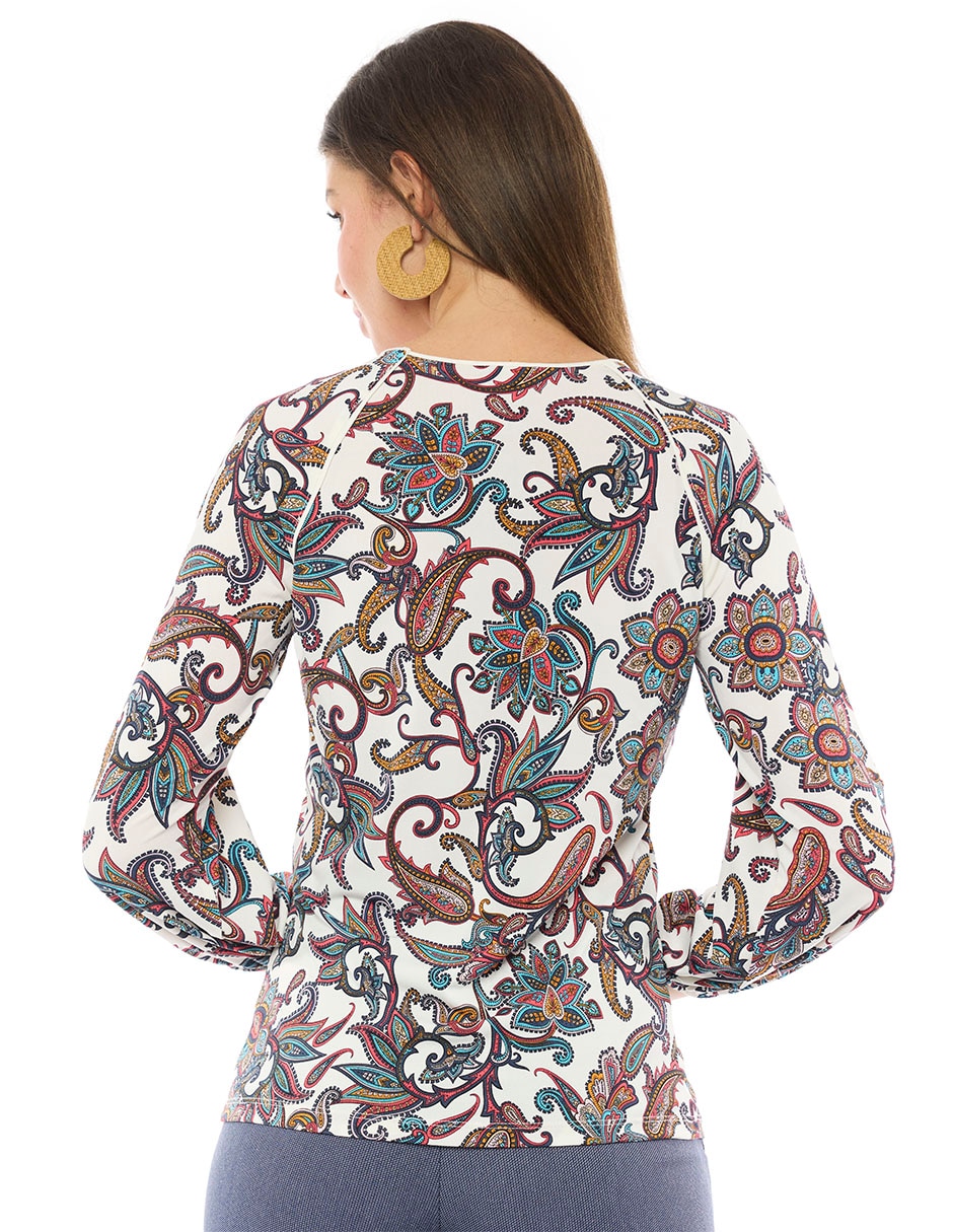 Blusa manga larga para mujer 2
