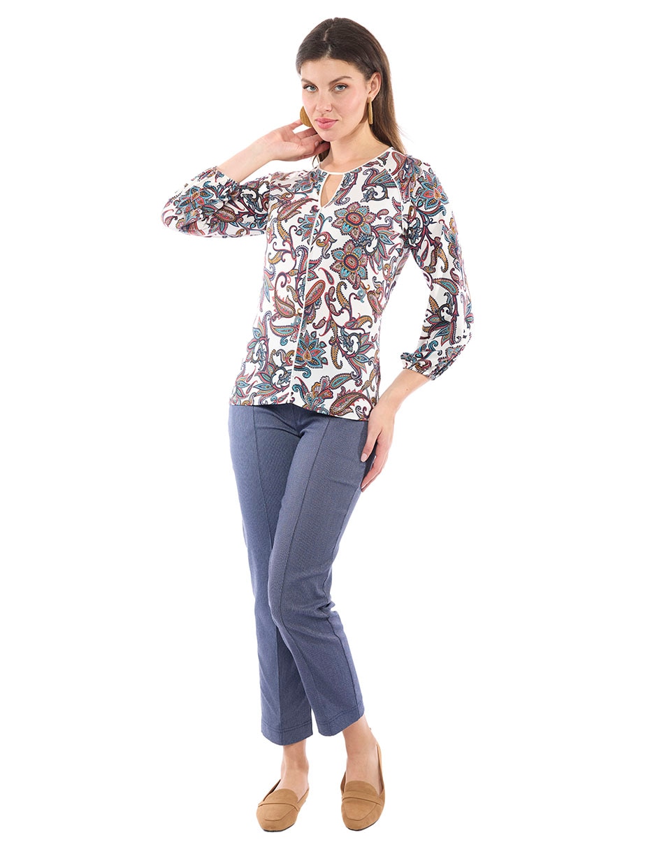 Blusa manga larga para mujer 3