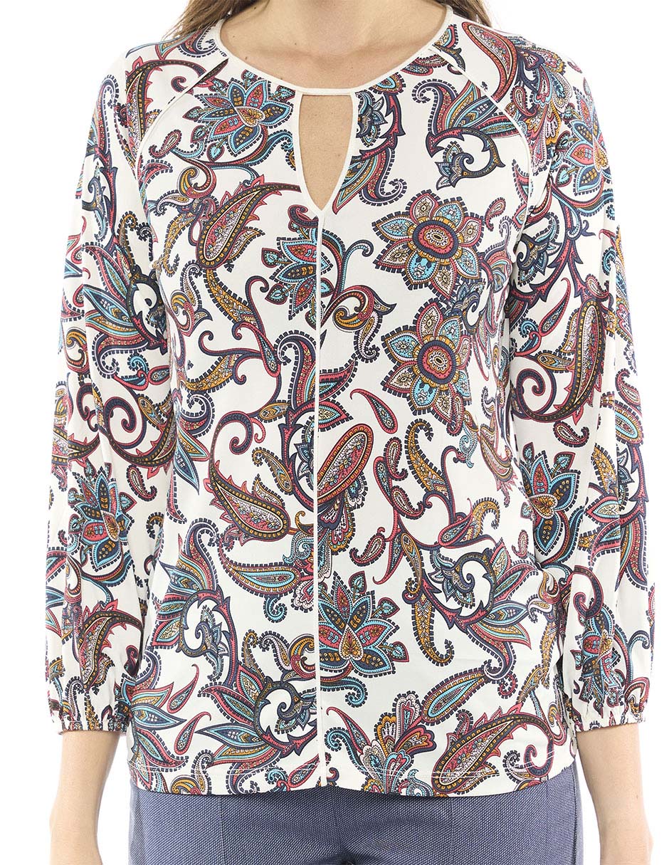 Blusa manga larga para mujer 4