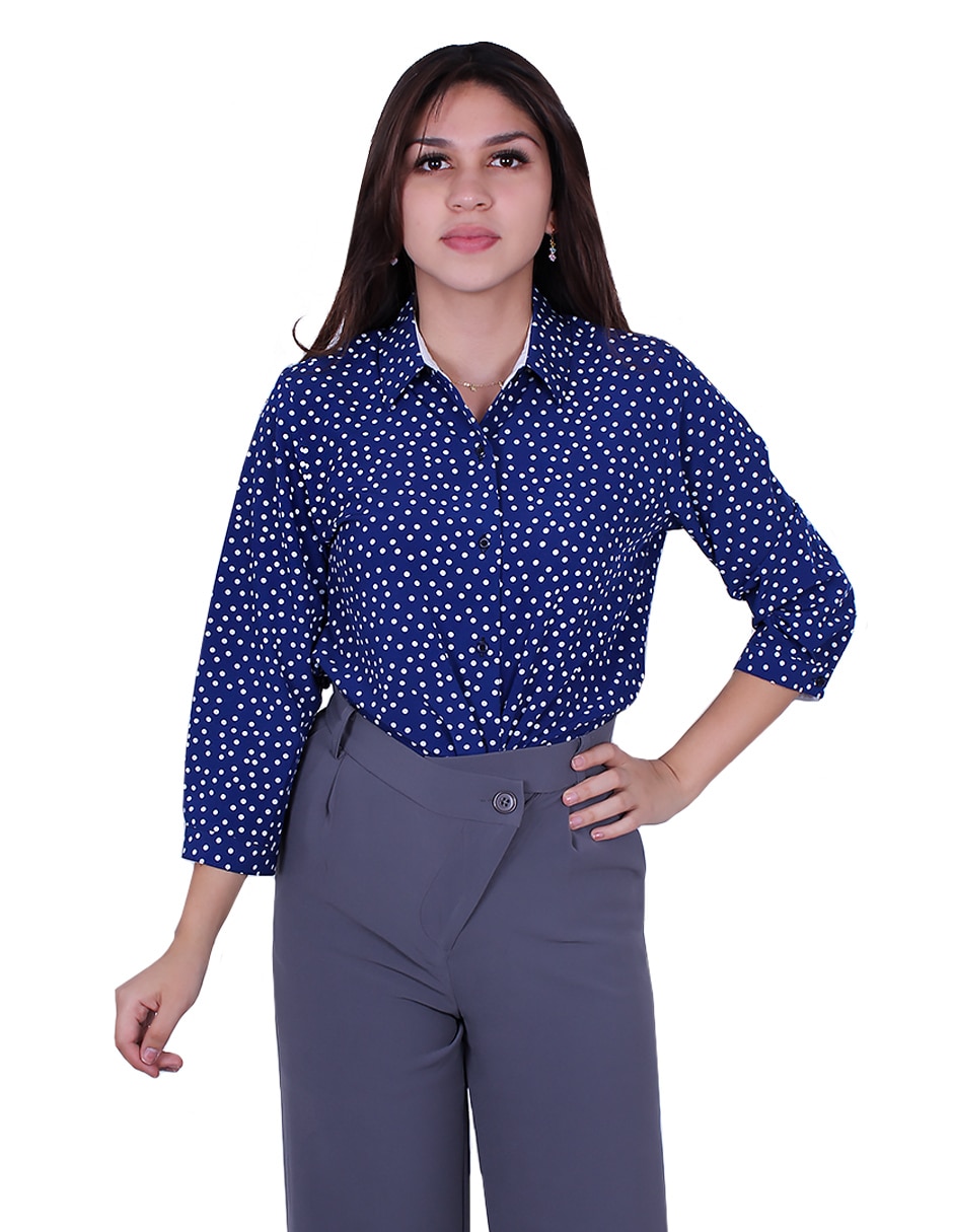 Blusa manga 3/4 para mujer Blusa manga 3/4 para mujer