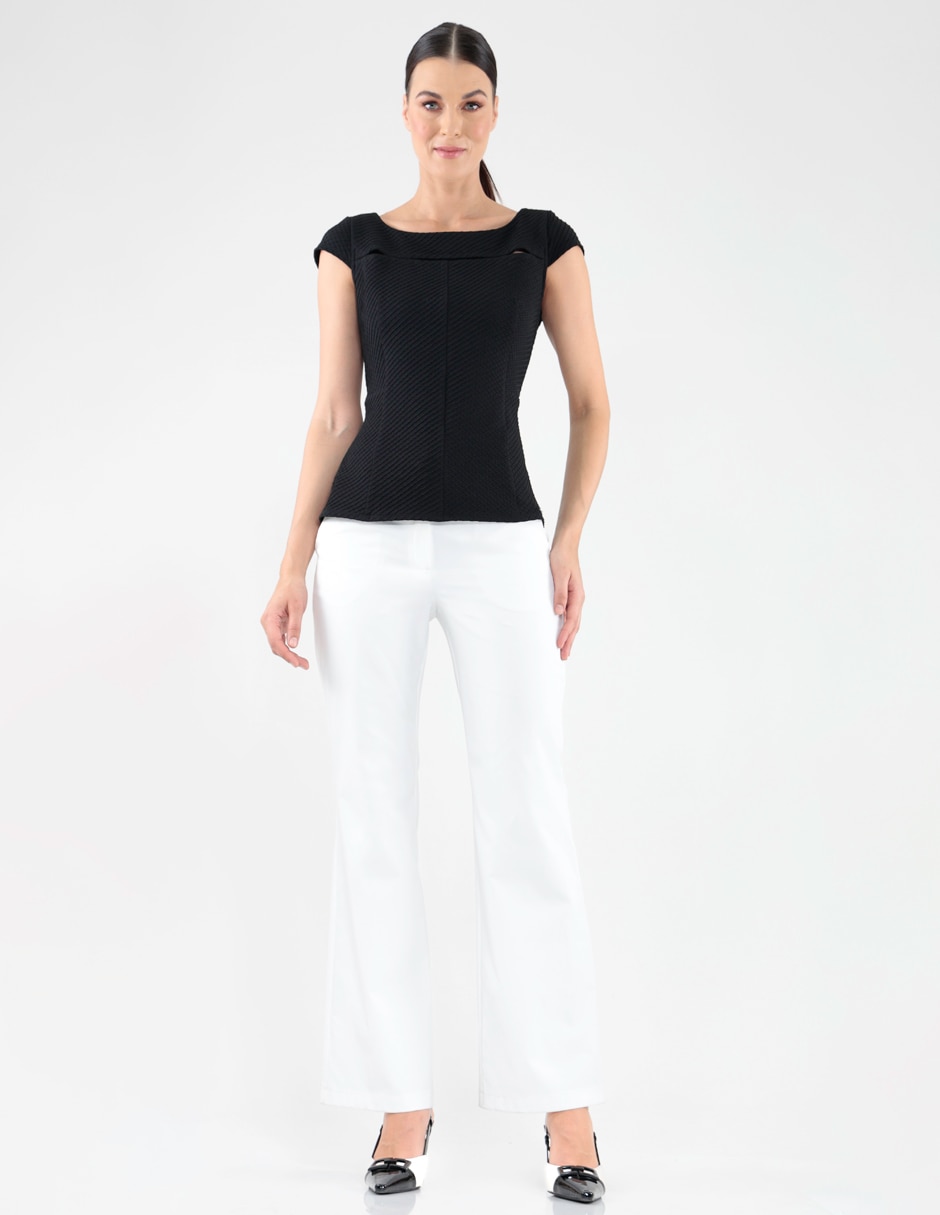 Blusa manga corta para mujer 3