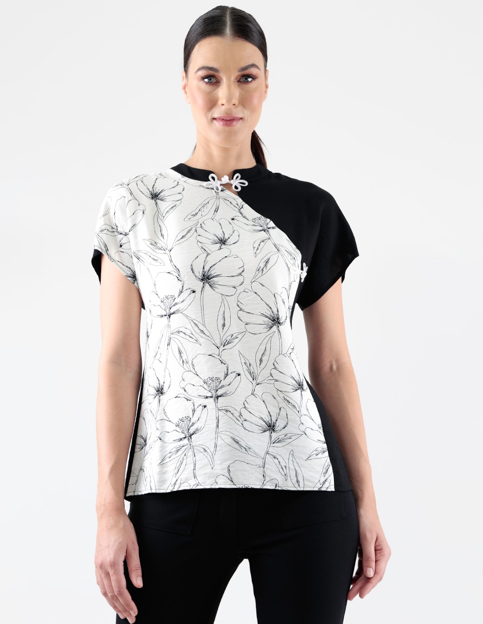 Blusa manga corta para mujer Blusa manga corta para mujer