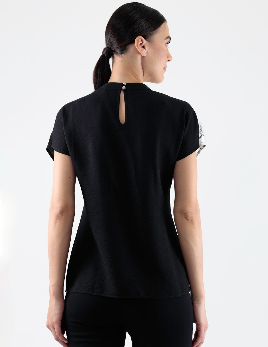 Blusa manga corta para mujer 2