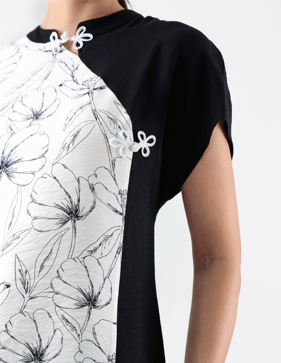 Blusa manga corta para mujer 4