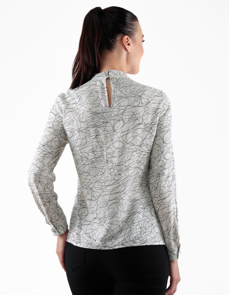 Blusa manga larga para mujer 2
