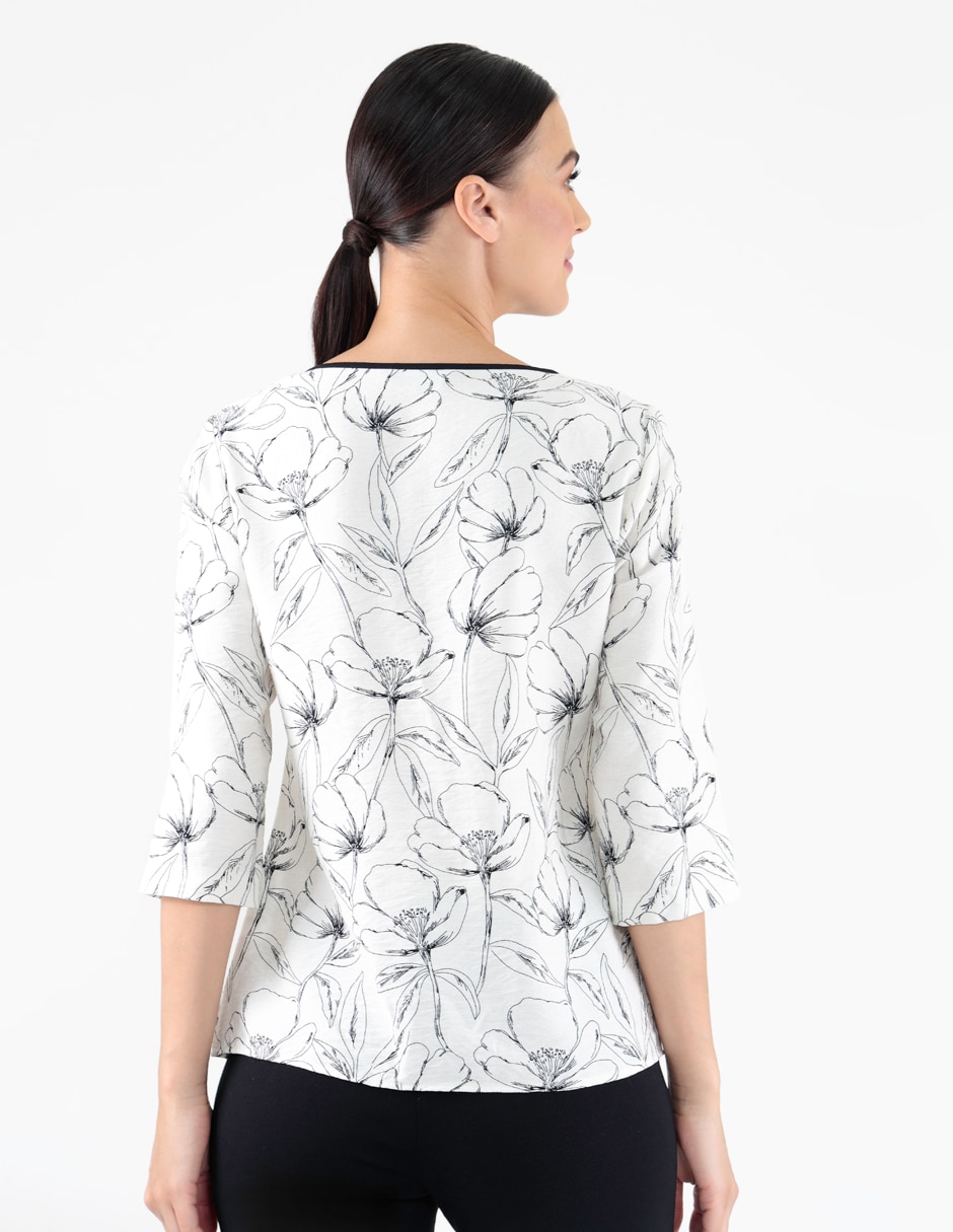 Blusa manga 3/4 para mujer 2