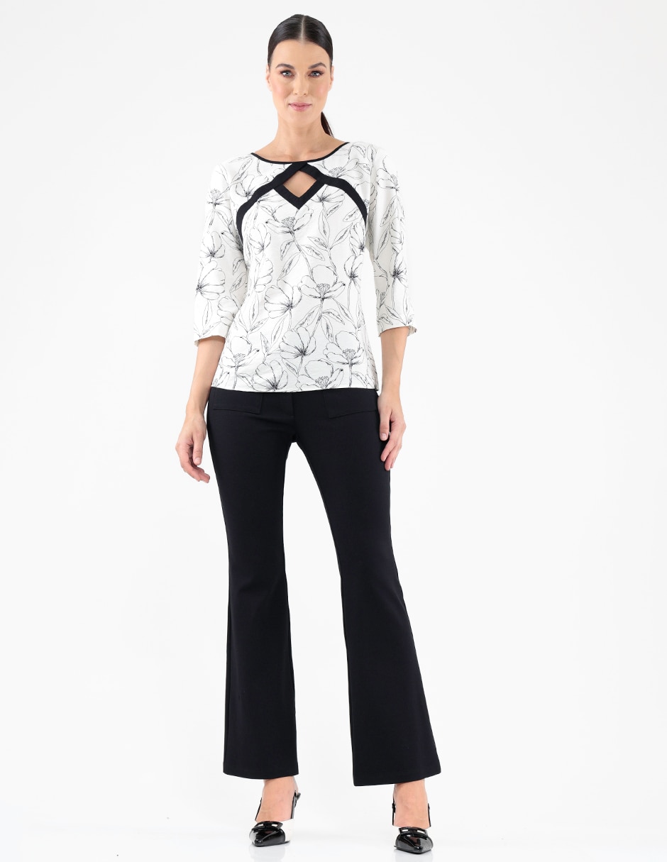 Blusa manga 3/4 para mujer 3