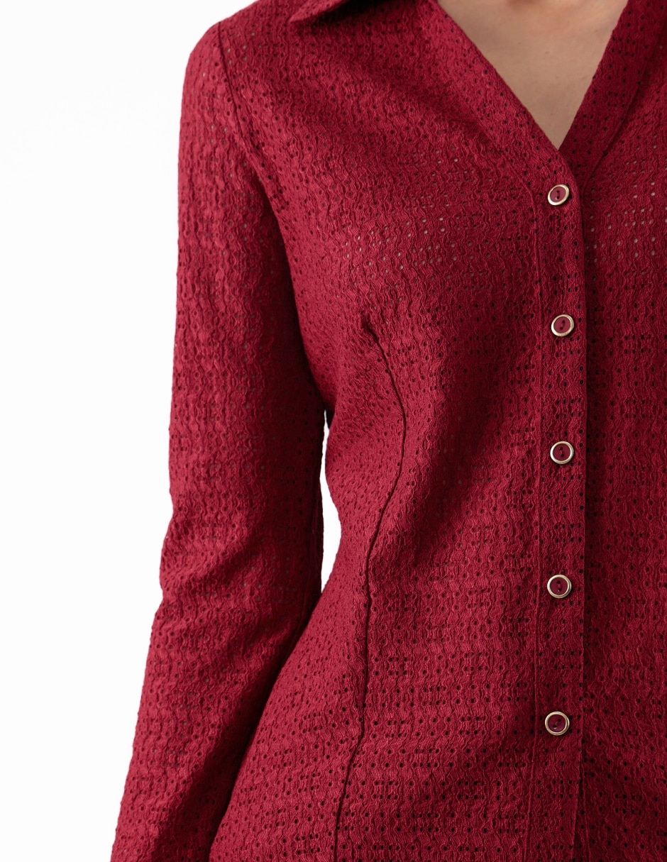 Blusa manga larga para mujer 4