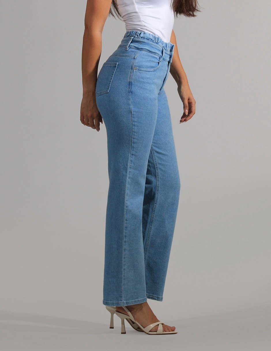 Jeans straight para mujer 4