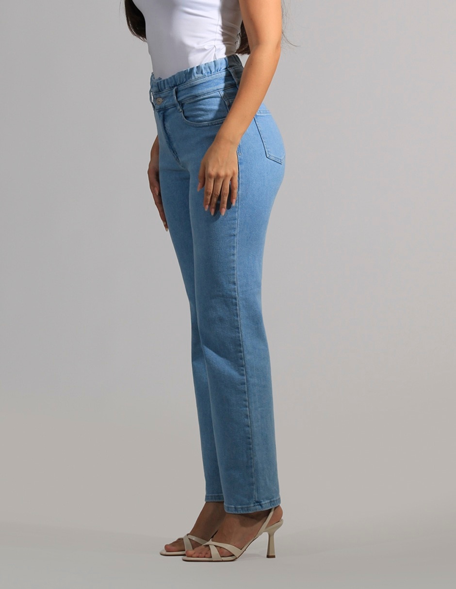 Jeans straight para mujer 5