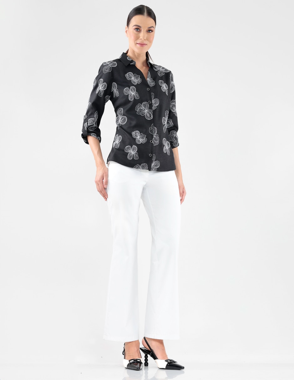 Blusa manga 3/4 para mujer 3