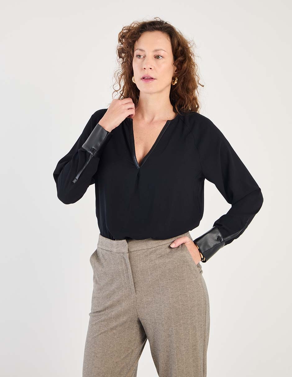 Blusa manga larga para mujer Blusa manga larga para mujer