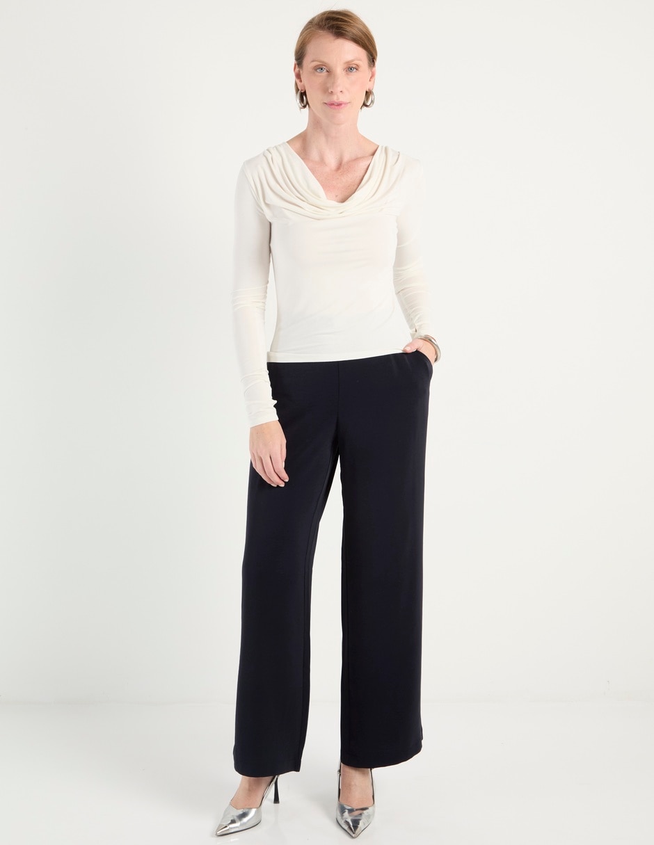 Blusa Liz& manga larga para mujer 3