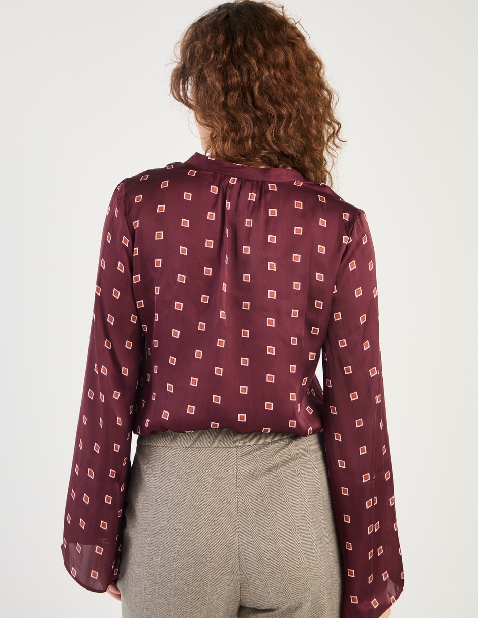 Blusa Liz& manga larga para mujer 2