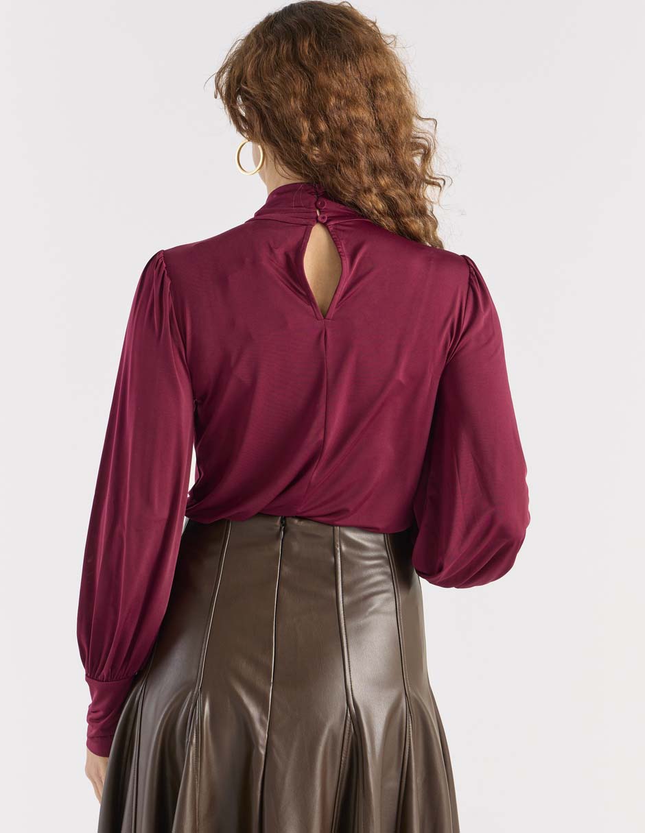 Blusa Liz& manga larga para mujer 2