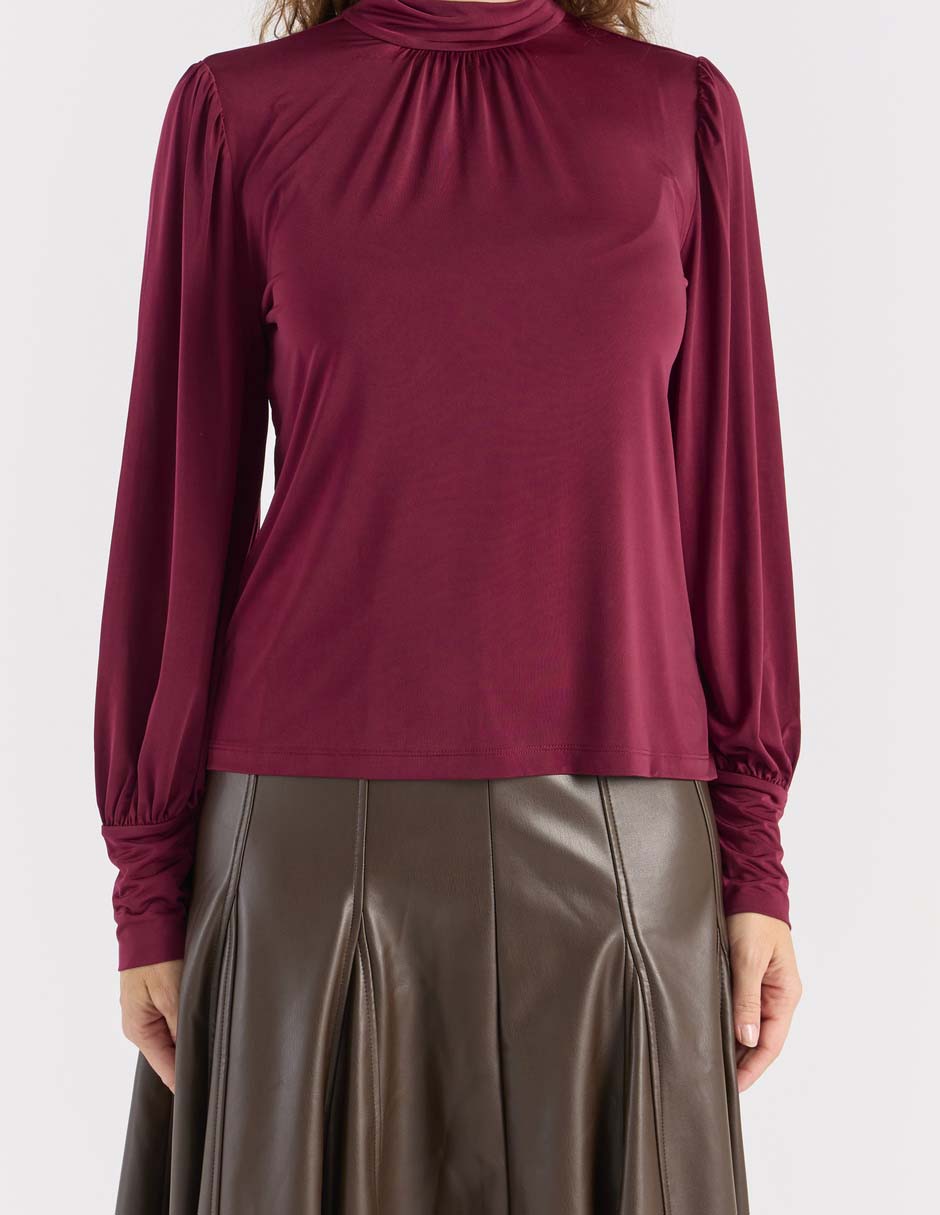 Blusa Liz& manga larga para mujer 5