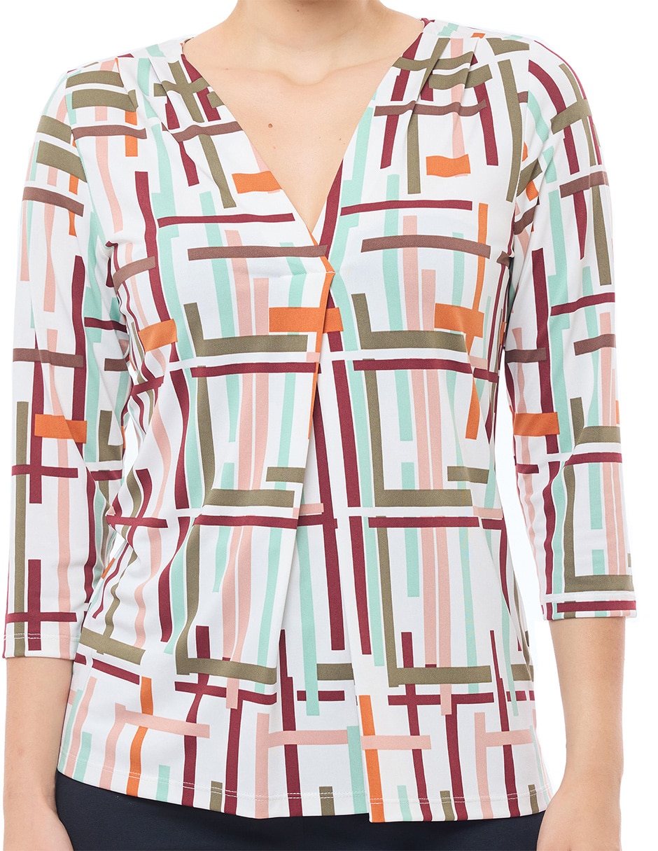 Blusa manga 3/4 para mujer 3
