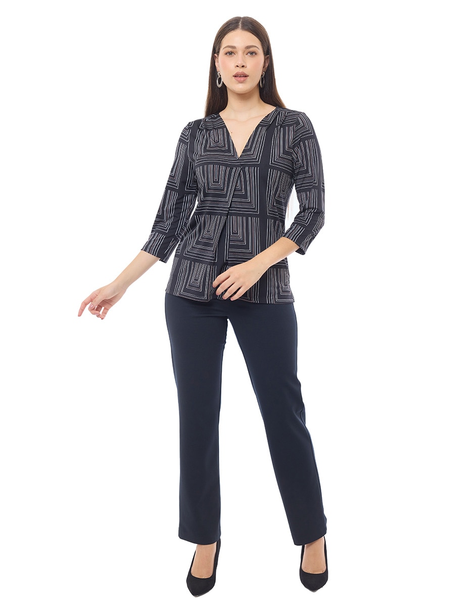 Blusa manga 3/4 para mujer 3