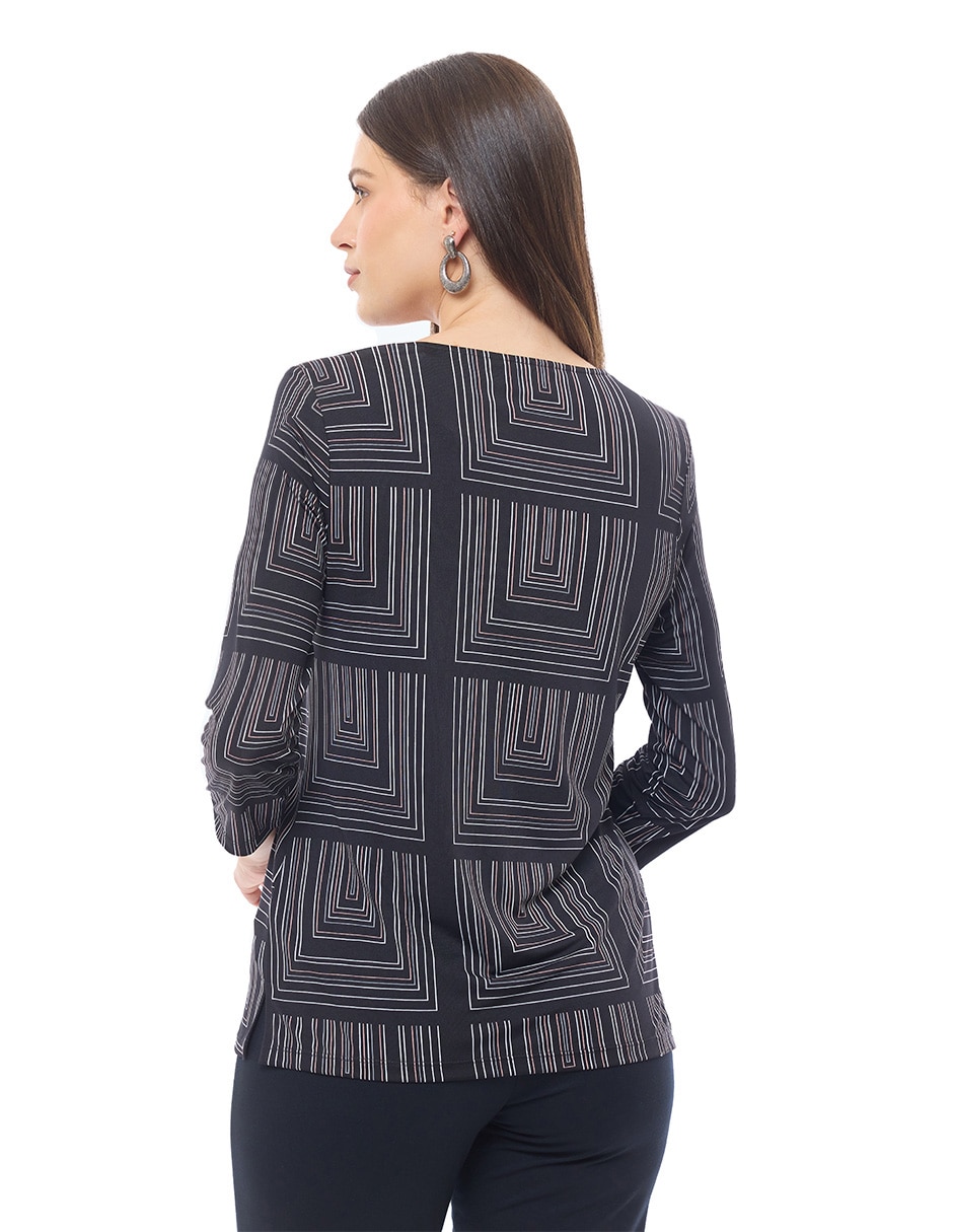 Blusa manga 3/4 para mujer 4