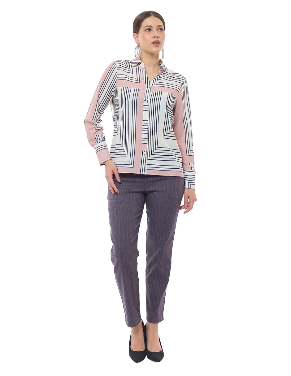 Blusa manga larga para mujer 3