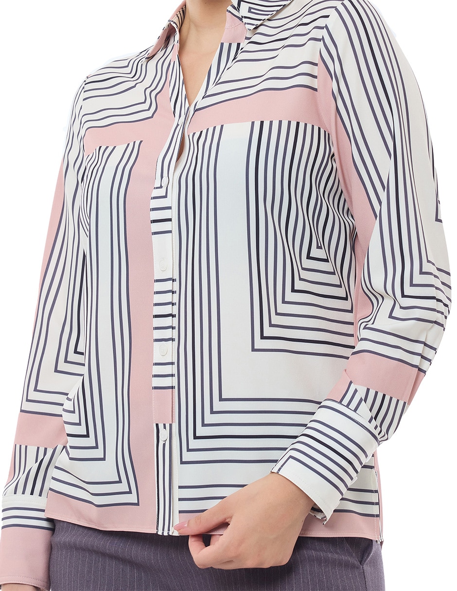 Blusa manga larga para mujer 4
