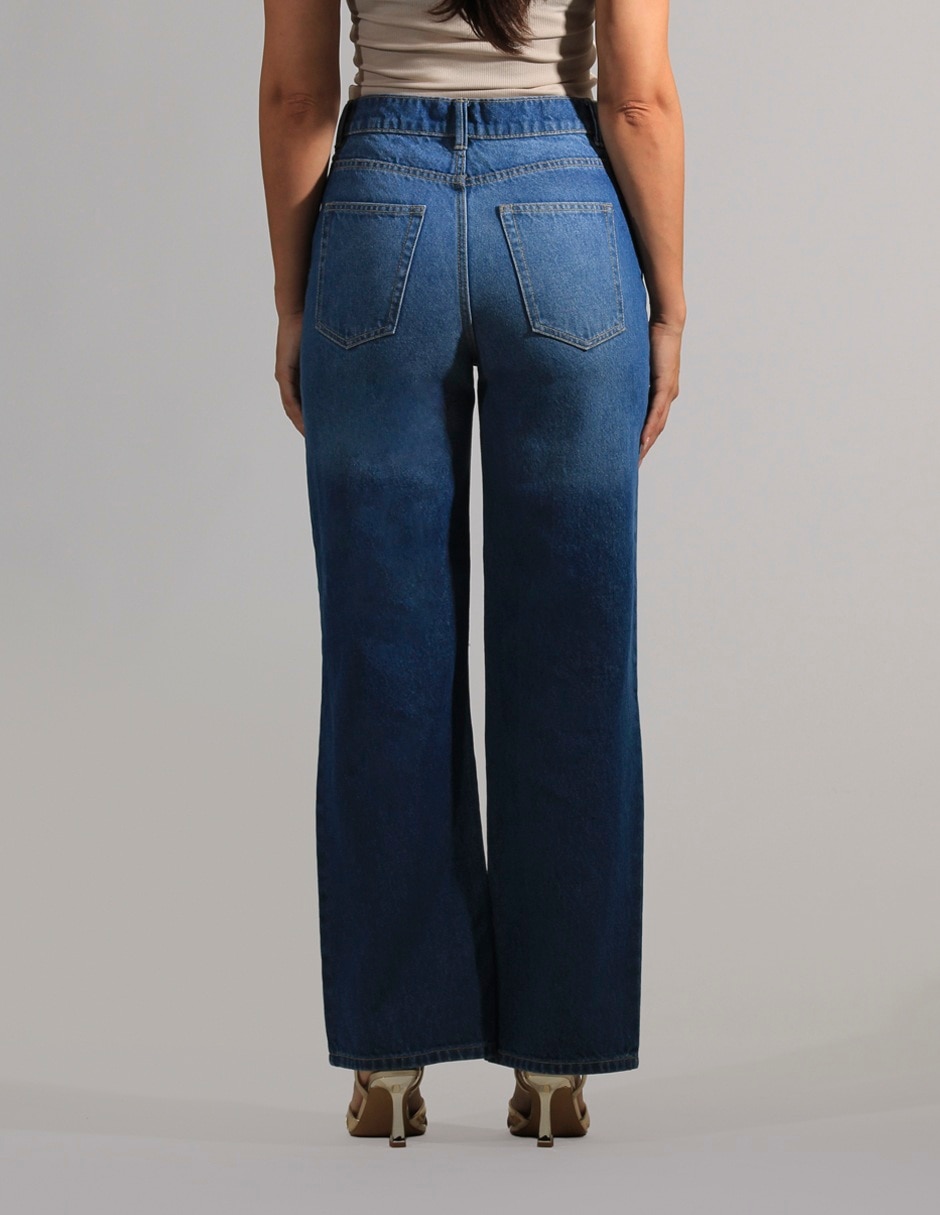 Jeans wide leg para mujer 2
