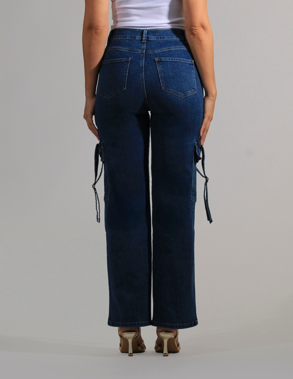 Jeans carpenter wide leg para mujer 2