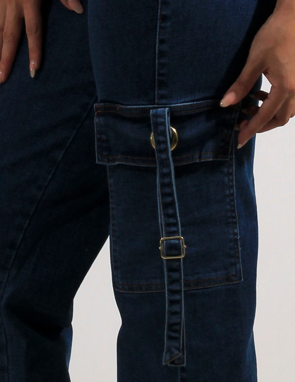 Jeans carpenter wide leg para mujer 6
