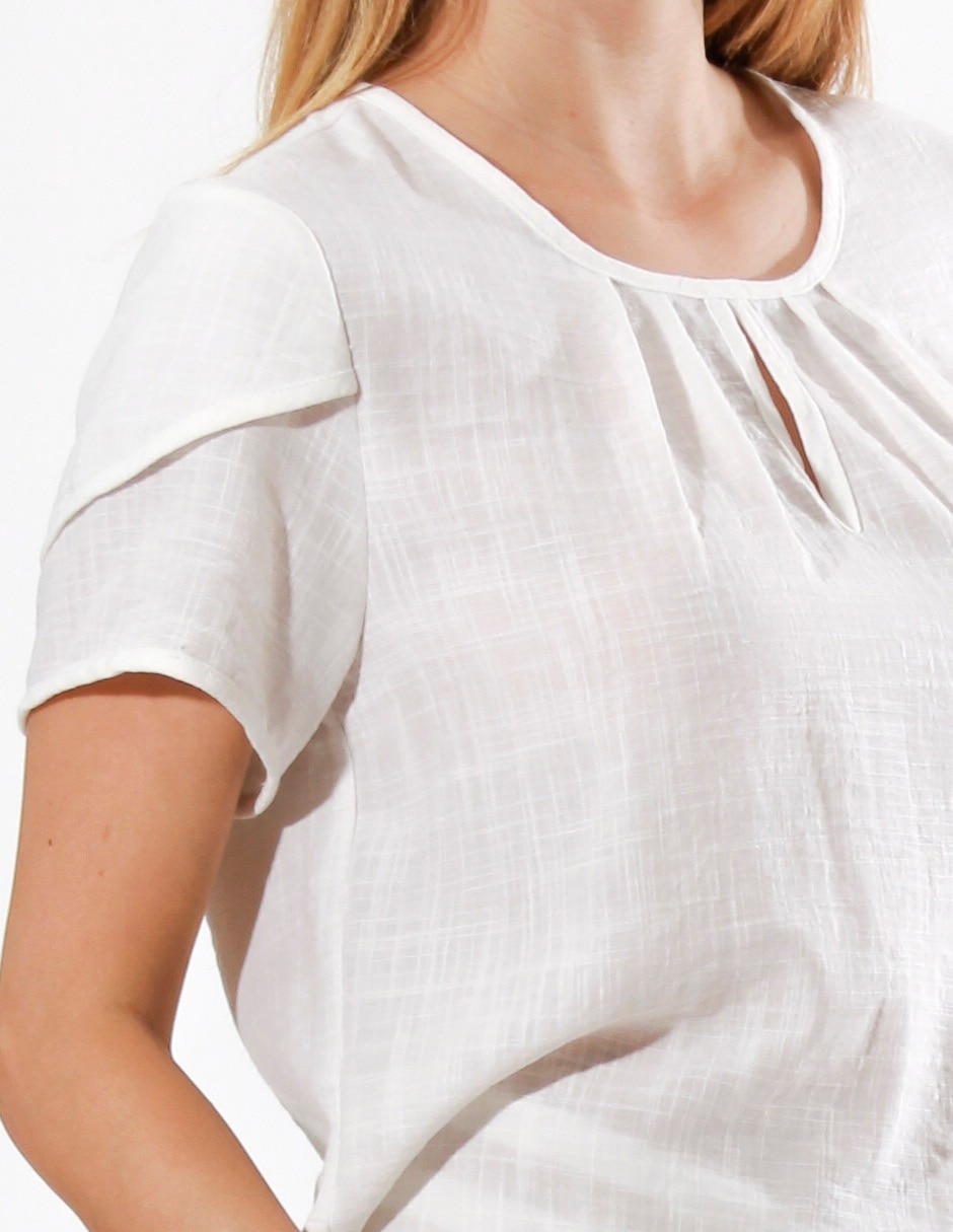 Blusa manga corta para mujer 3