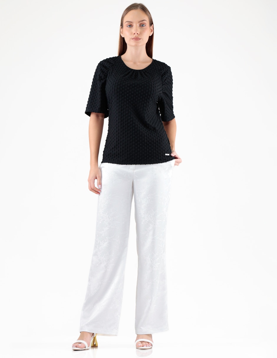 Blusa manga corta para mujer 3