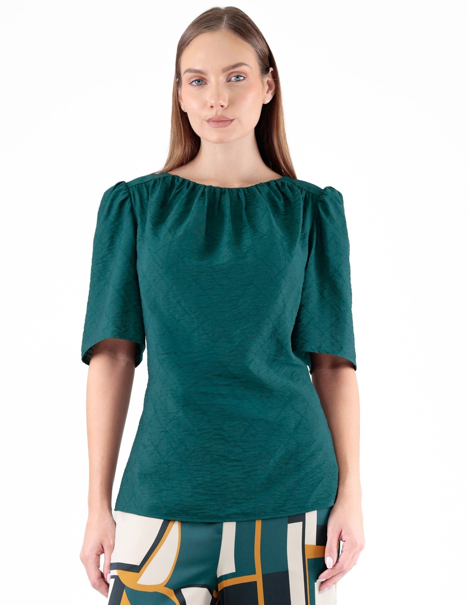 Blusa manga al codo para mujer Blusa manga al codo para mujer