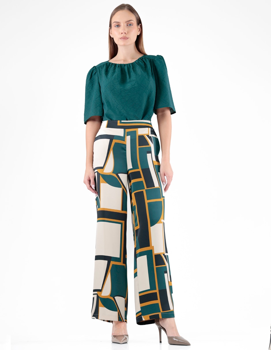 Pantalón relaxed relajado para mujer 3