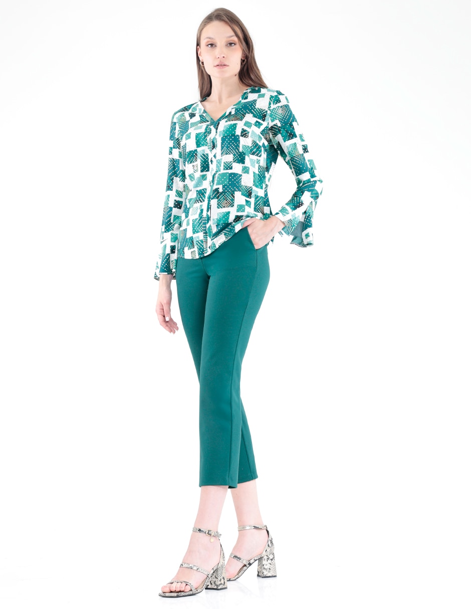 Blusa manga larga para mujer 3