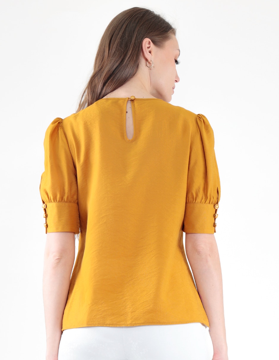 Blusa manga al codo para mujer 2