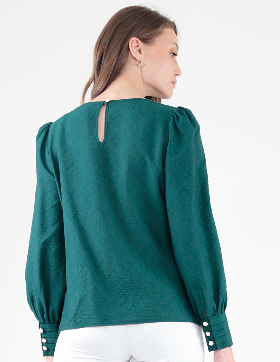 Blusa manga larga para mujer 2