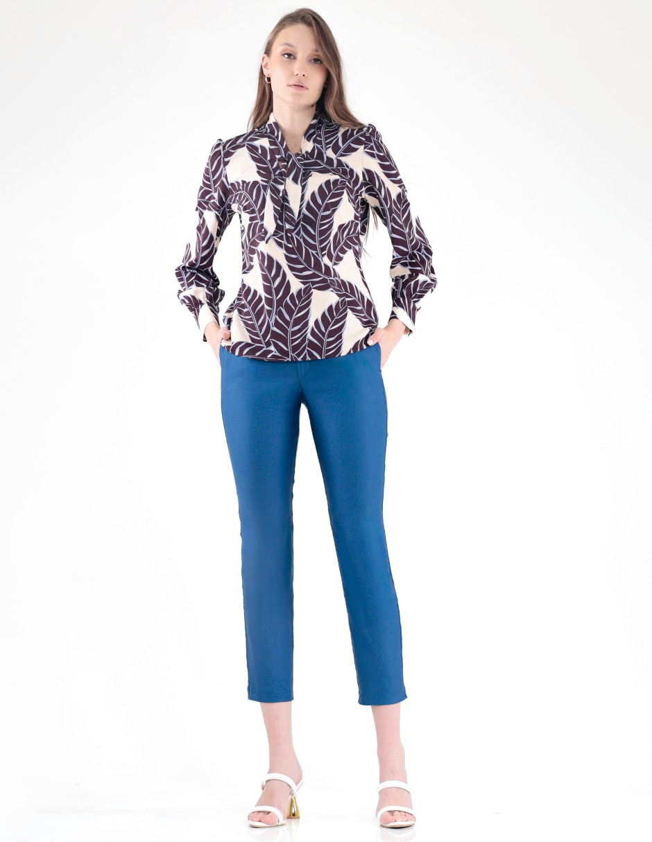 Blusa manga larga para mujer 3